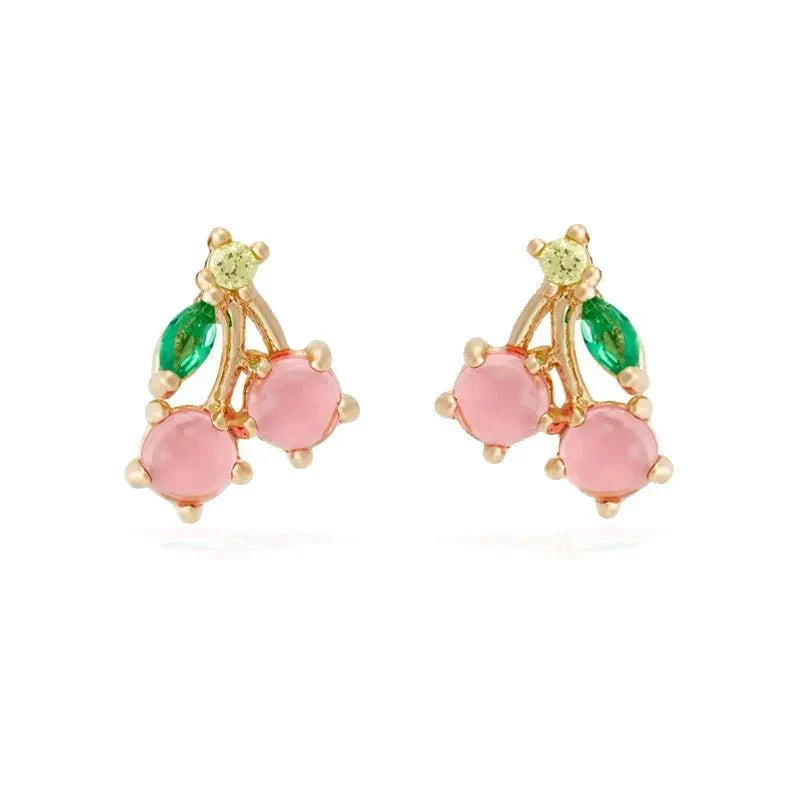 Kalsten | Dainty Fruit Hoop & Stud Earrings