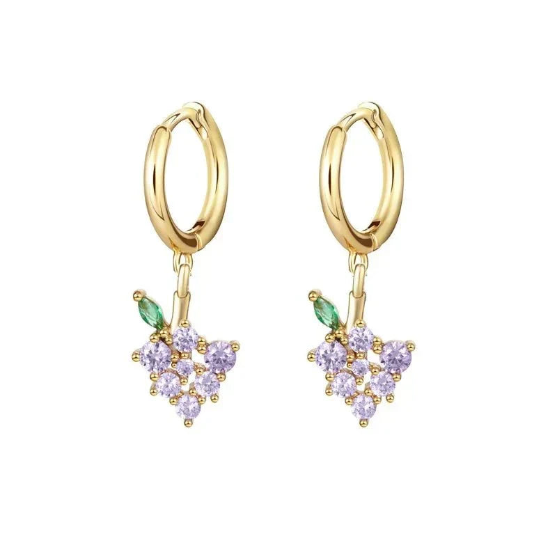 Kalsten | Dainty Fruit Hoop & Stud Earrings