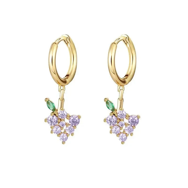 Kalsten | Dainty Fruit Hoop & Stud Earrings
