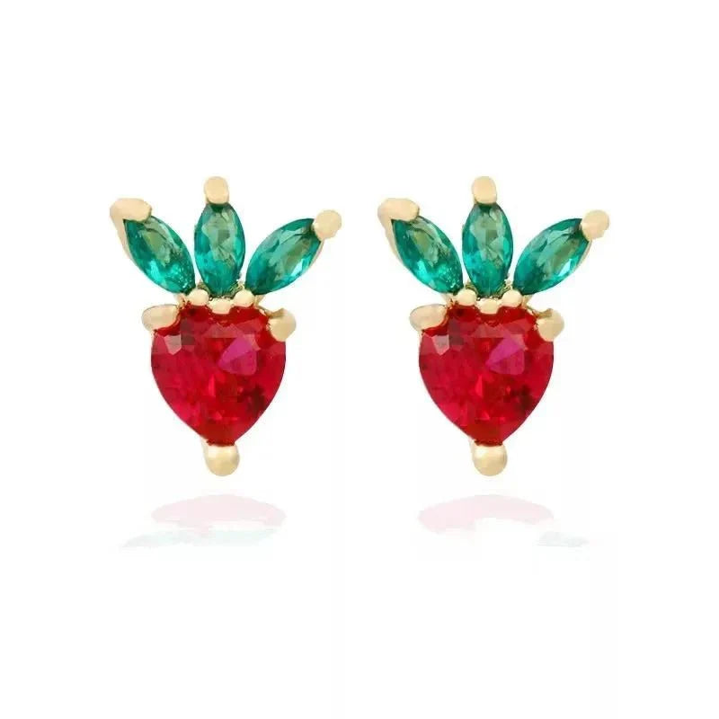 Kalsten | Dainty Fruit Hoop & Stud Earrings