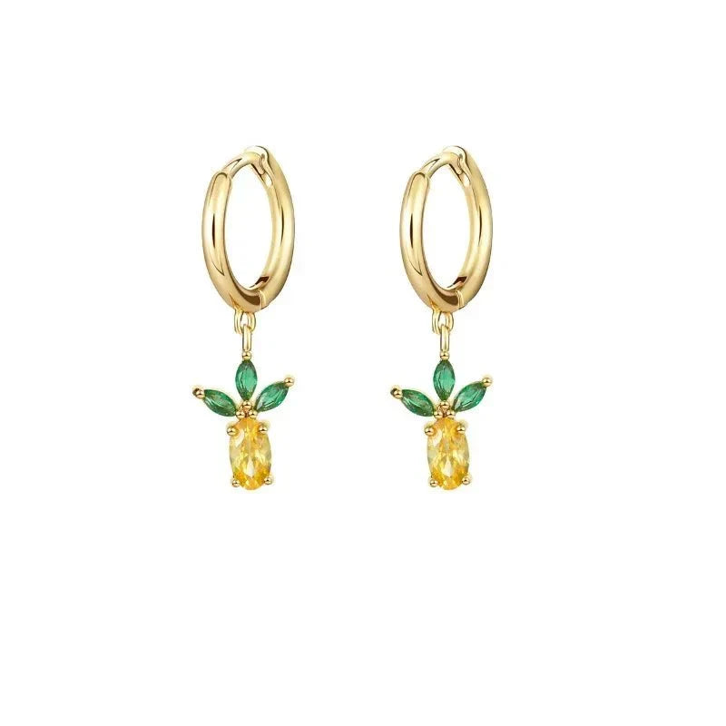 Kalsten | Dainty Fruit Hoop & Stud Earrings