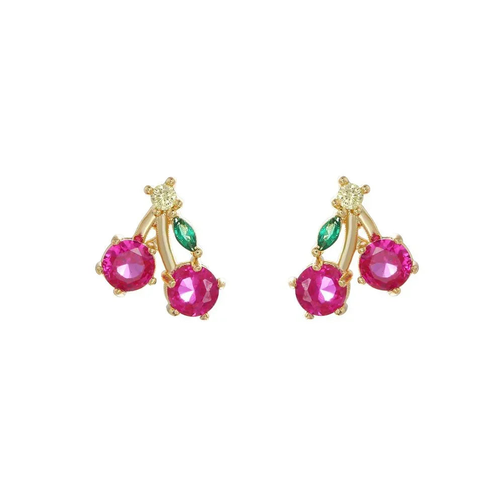 Kalsten | Dainty Fruit Hoop & Stud Earrings
