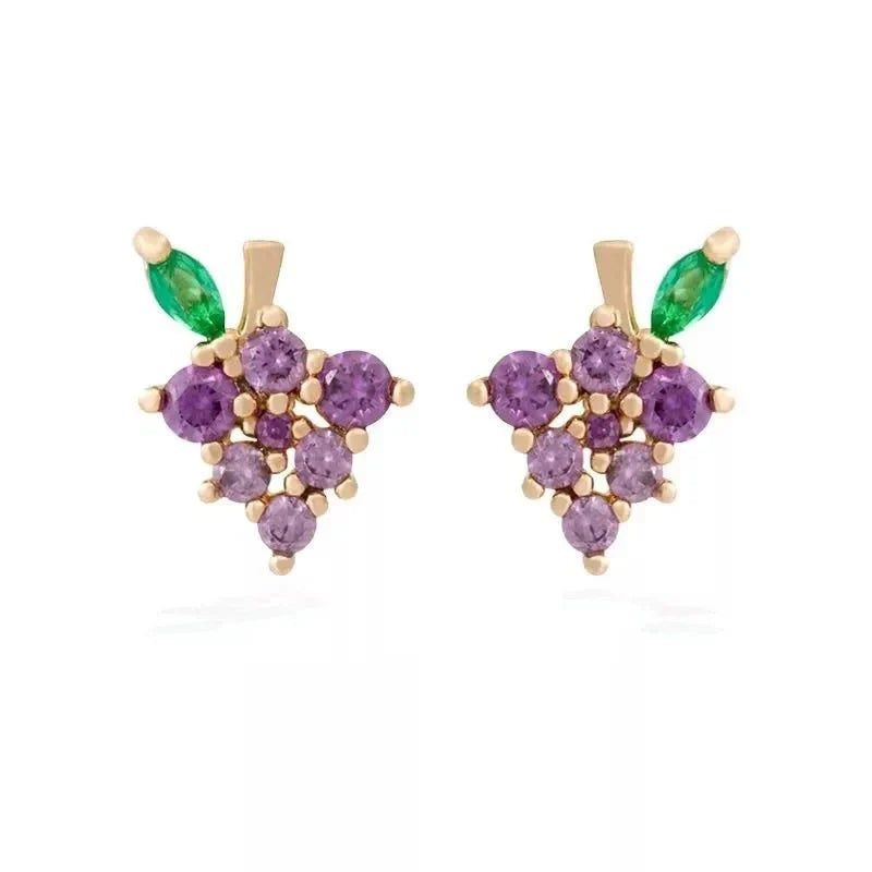 Kalsten | Dainty Fruit Hoop & Stud Earrings