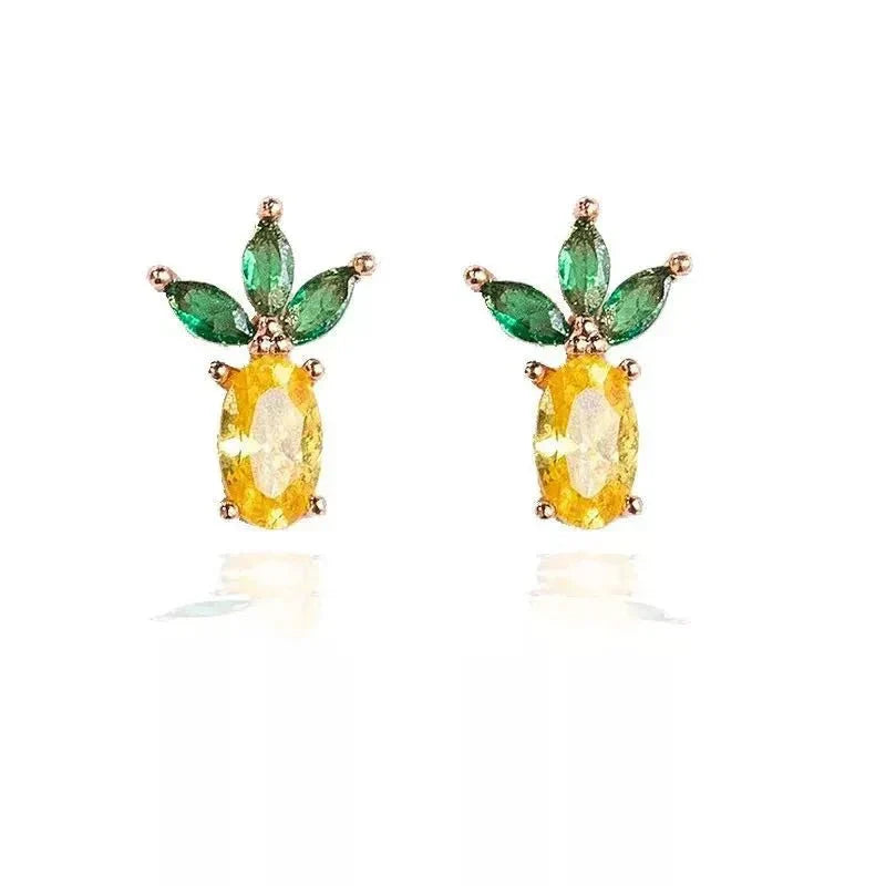Kalsten | Dainty Fruit Hoop & Stud Earrings