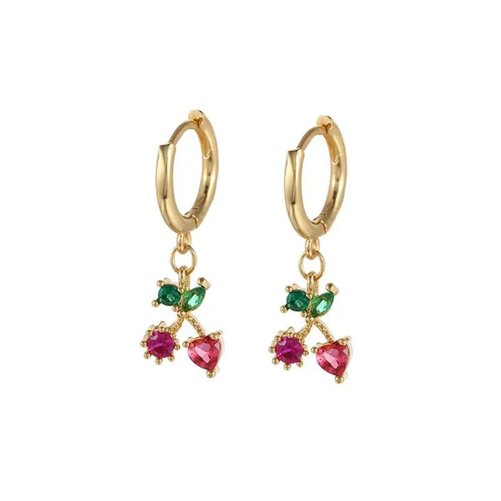 Kalsten | Dainty Fruit Hoop & Stud Earrings