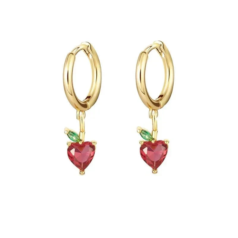 Kalsten | Dainty Fruit Hoop & Stud Earrings