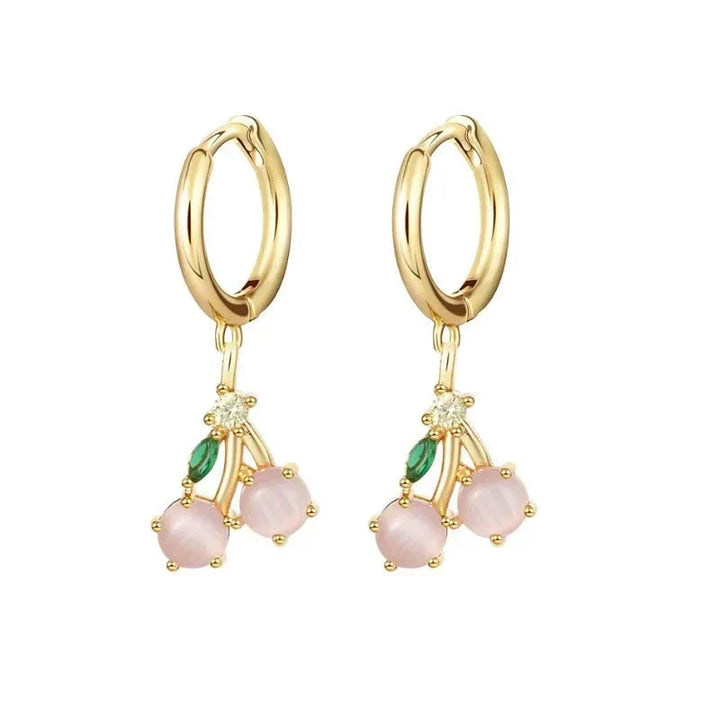 Kalsten | Dainty Fruit Hoop & Stud Earrings