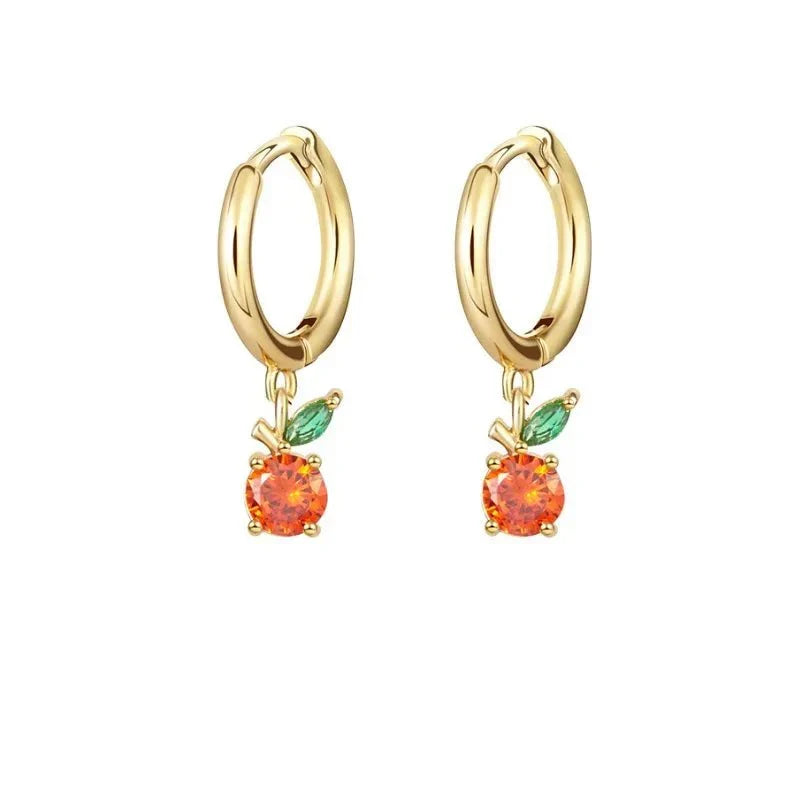 Kalsten | Dainty Fruit Hoop & Stud Earrings