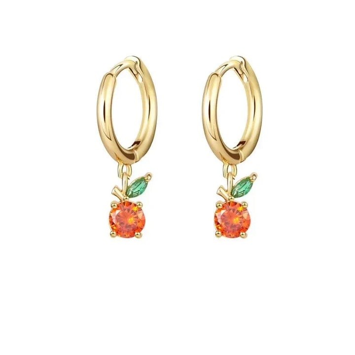 Kalsten | Dainty Fruit Hoop & Stud Earrings
