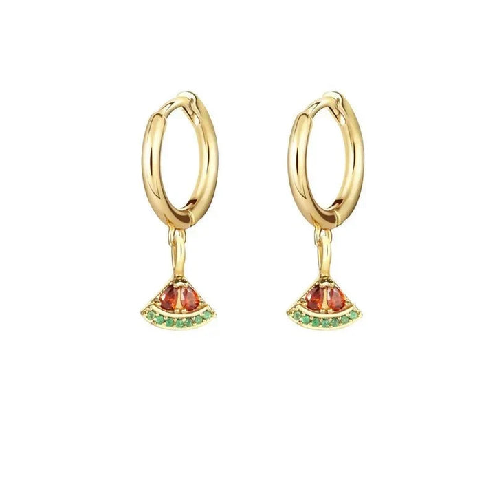 Kalsten | Dainty Fruit Hoop & Stud Earrings