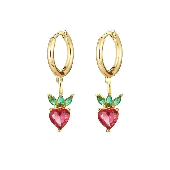 Kalsten | Dainty Fruit Hoop & Stud Earrings