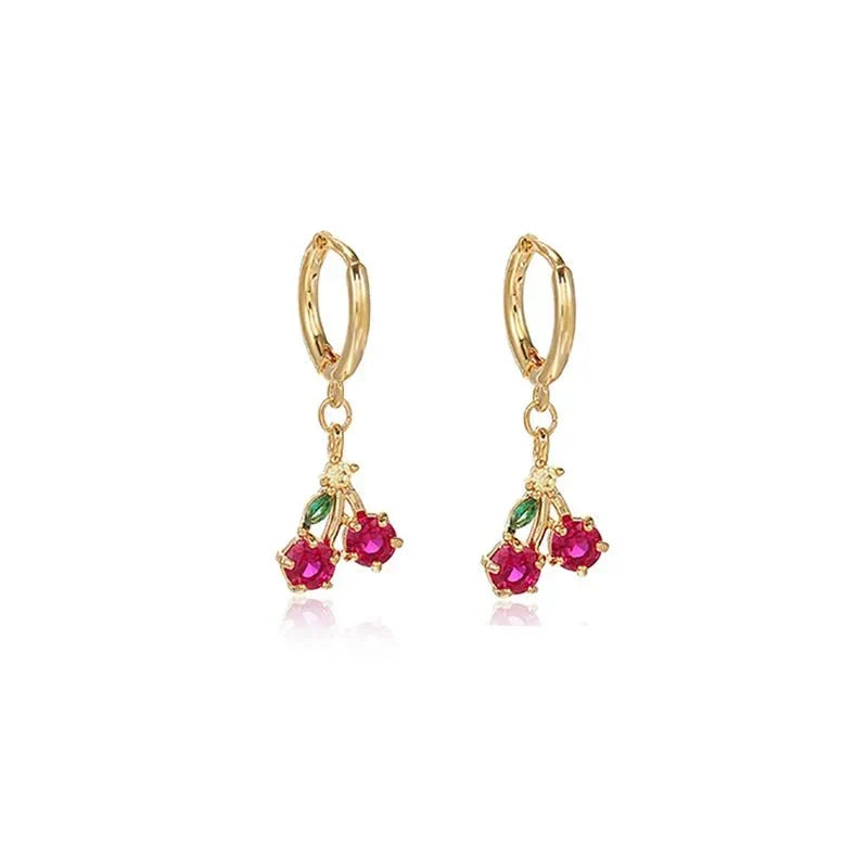 Kalsten | Dainty Fruit Hoop & Stud Earrings