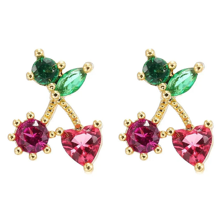 Kalsten | Dainty Fruit Hoop & Stud Earrings