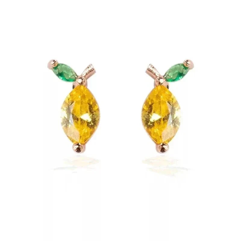 Kalsten | Dainty Fruit Hoop & Stud Earrings