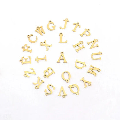 BowLift | Dainty Satellite Chain Letter Initial Necklace