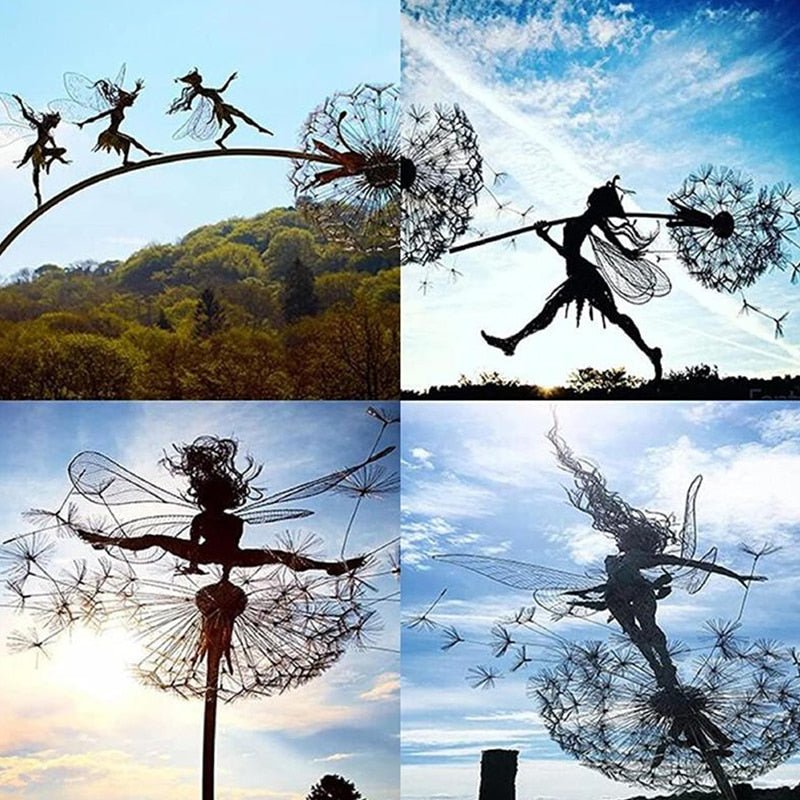 Kalsten | Dancing Fairy Statue Steel - FairyDancer™