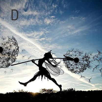 Skanto | Dancing Fairy Statue Steel Garden