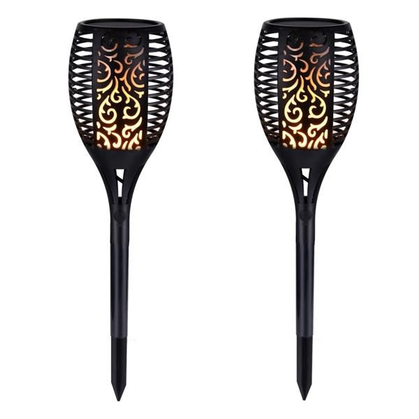 2 PCS Solar Led Torch Light Dancing Flame Edition | Kalsten