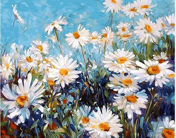 Field of Daisies - Van-Go Paint-By-Number Kit | Kalsten