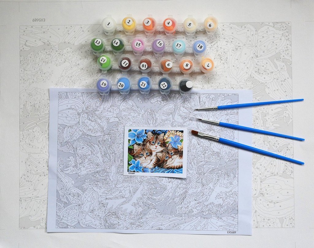 Field of Daisies - Van-Go Paint-By-Number Kit | Kalsten
