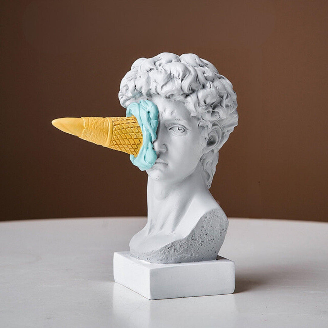 Kalsten | Figure Face Ice Cream Art Sculpture