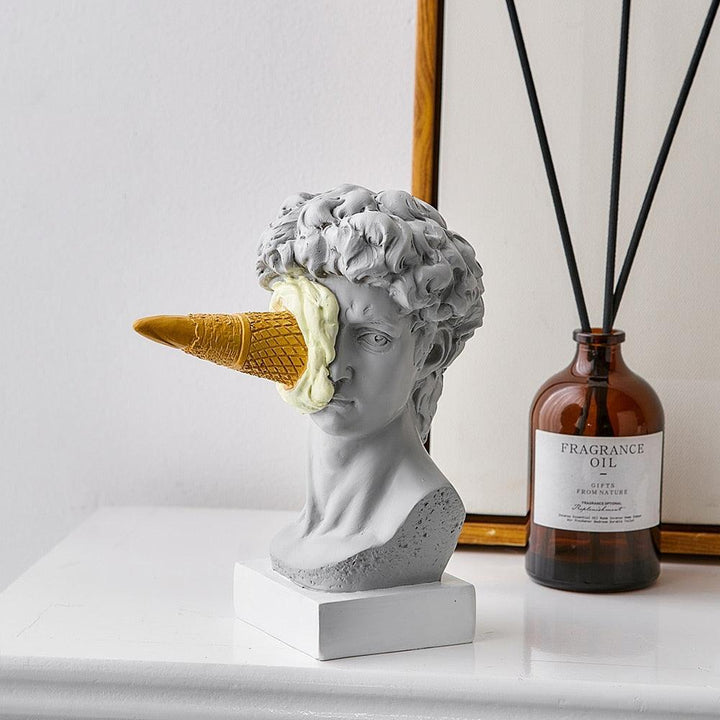 Kalsten | Figure Face Ice Cream Art Sculpture