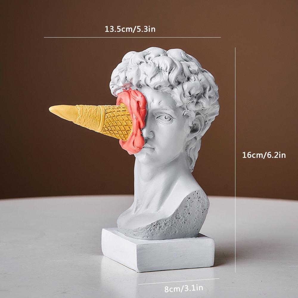 Kalsten | Figure Face Ice Cream Art Sculpture