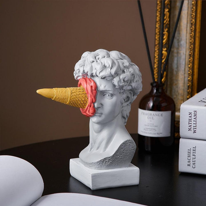 Kalsten | Figure Face Ice Cream Art Sculpture