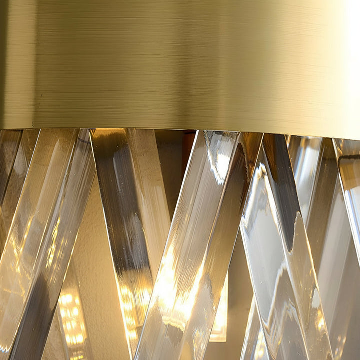 Crystal Wall Sconce Up Down Stainless Steel E14 30cm / 12in Modern Art Decor Light | Kalsten