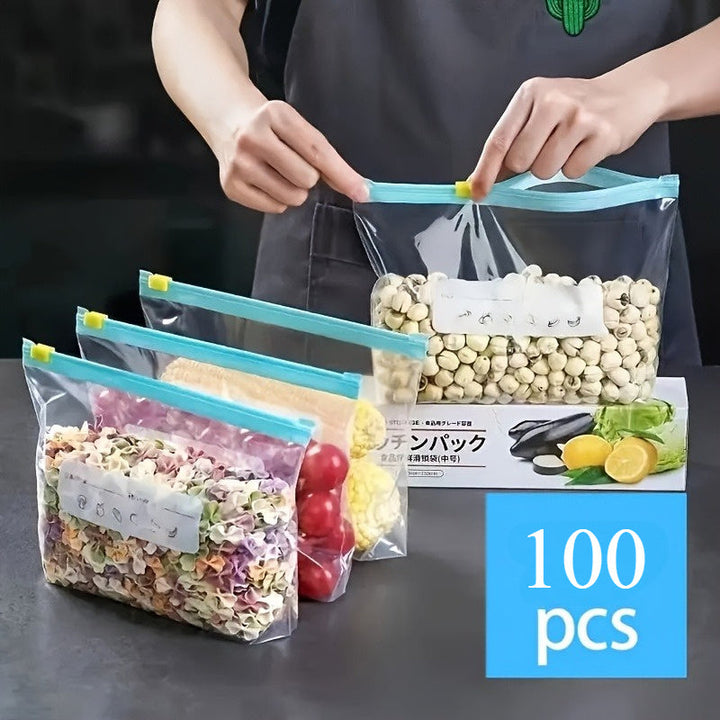 Zip Bag Set 100 pieces in 3 sizes | Kalsten