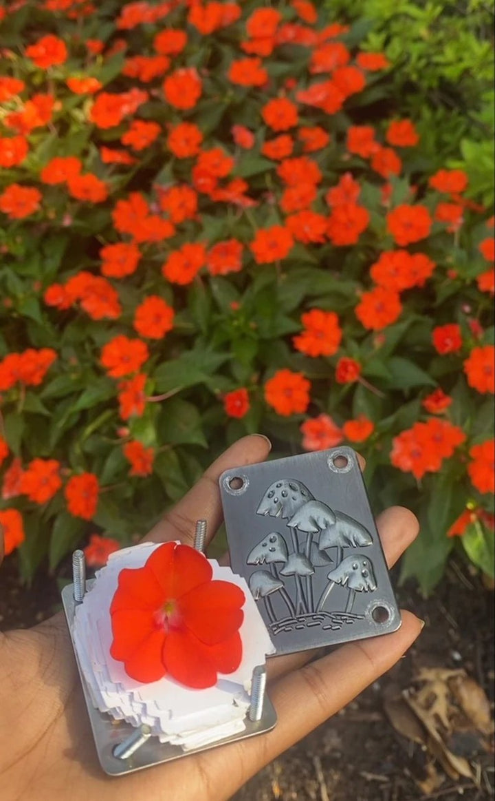 Kalsten | Mini Flower Press | Compact Botanical Keepsake Maker | Portable Craft Tool