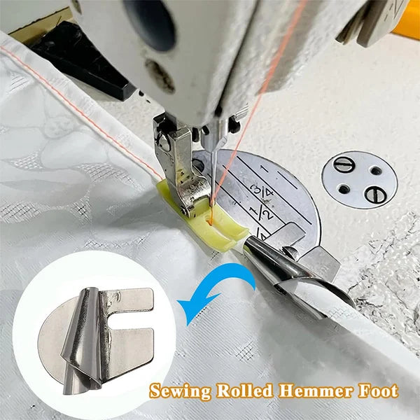 SewPerfect Spiral sewing pipe hem foot set with 8 pieces | Kalsten