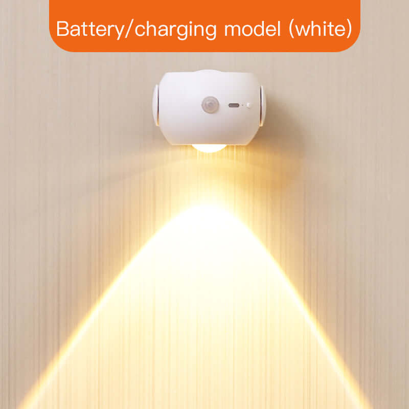 Adjustable Angle Human Sensing Light - Wireless Sunset Light for Indoor Use, Rechargeable Wall | Kalsten