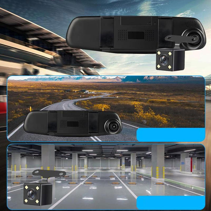 Kalsten | Front and Rear Dual Recording HD Night Vision Dash Cam
