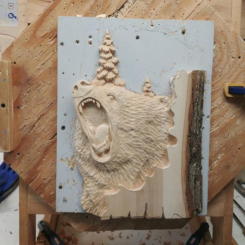 Frendorf | Animal Carving Craft Wall Decoration