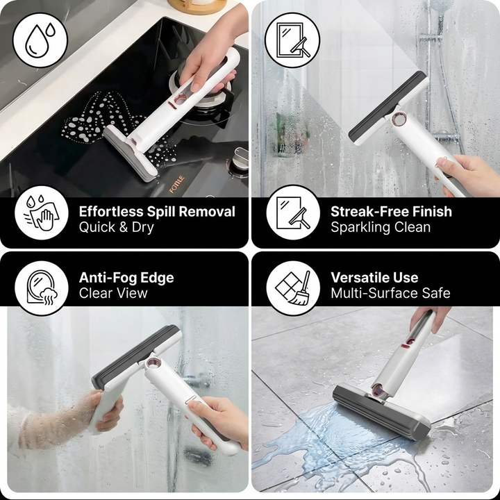 Mini cleaning stick with squeegee | Kalsten