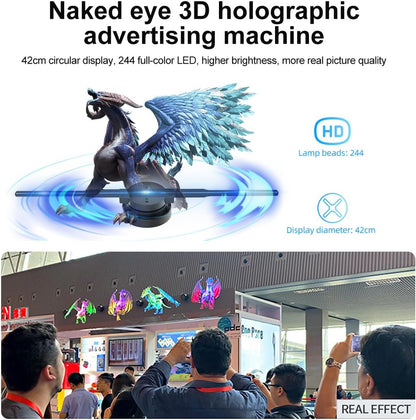 Skanto | 3D Hologram LED Fan Projector – High-Definition Visual Display for Home, Business & Events
