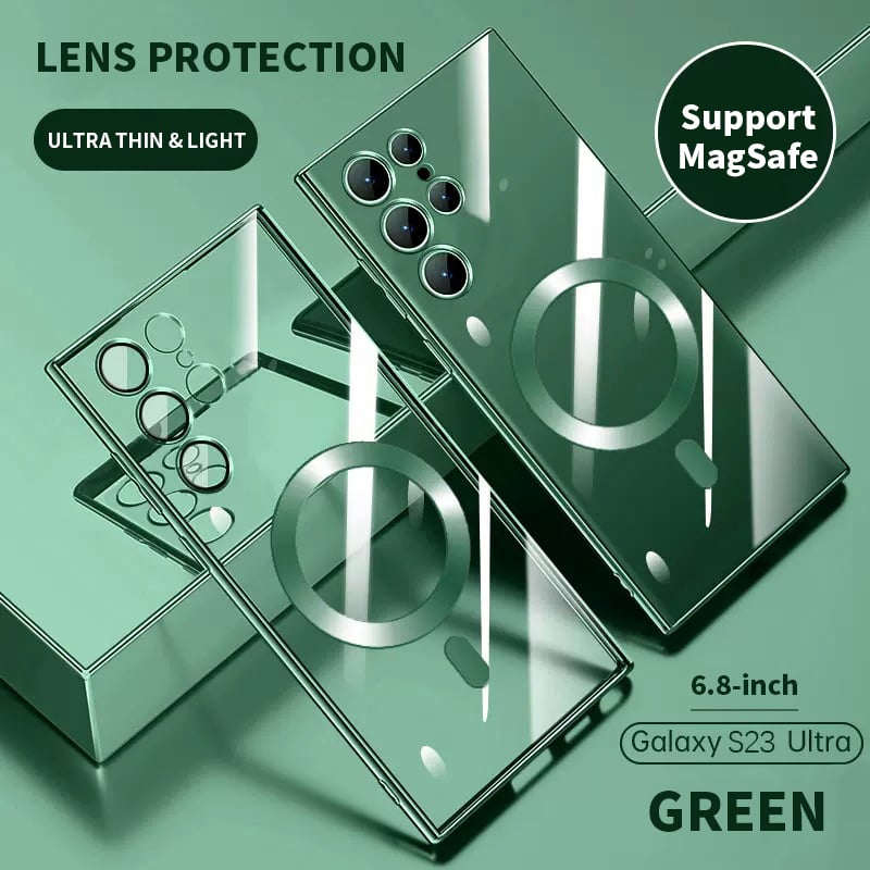Kalsten | Transparent Luxury Coating Magnetic Cover for Samsung