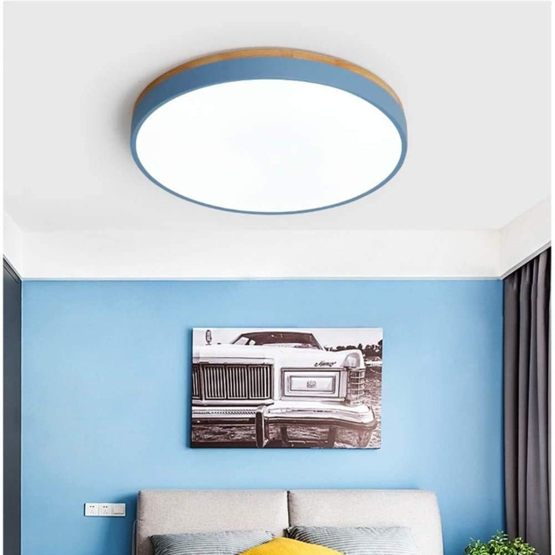 Wood LED Recessed Ceiling Light Kalsten
