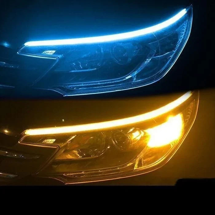 Kalsten | Flexible DRL LED Night & Daytime Running Light Strip (No Disassembling Needed)