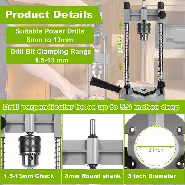 Drill stand with adjustable angle 45–90° | Kalsten