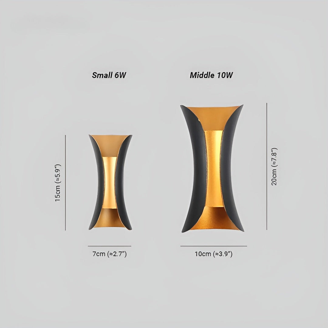 Luxuria Outdoor Wall Lamp - UrbanGlow LED Lighting Kalsten