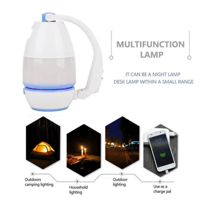 Multifunctional Portable Camping Powerbank Lamp | Kalsten