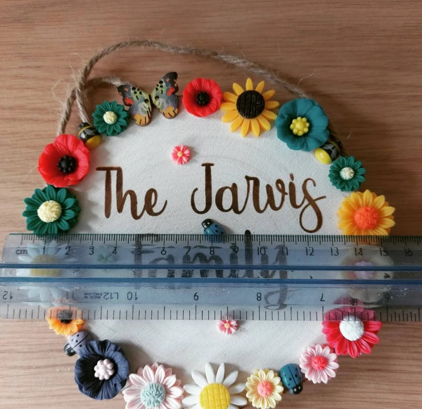 Engraved Wooden Log Garden Plaque | Kalsten