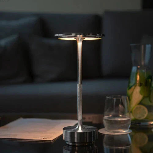 Wireless Gold Metal LED Table Lamp Kalsten