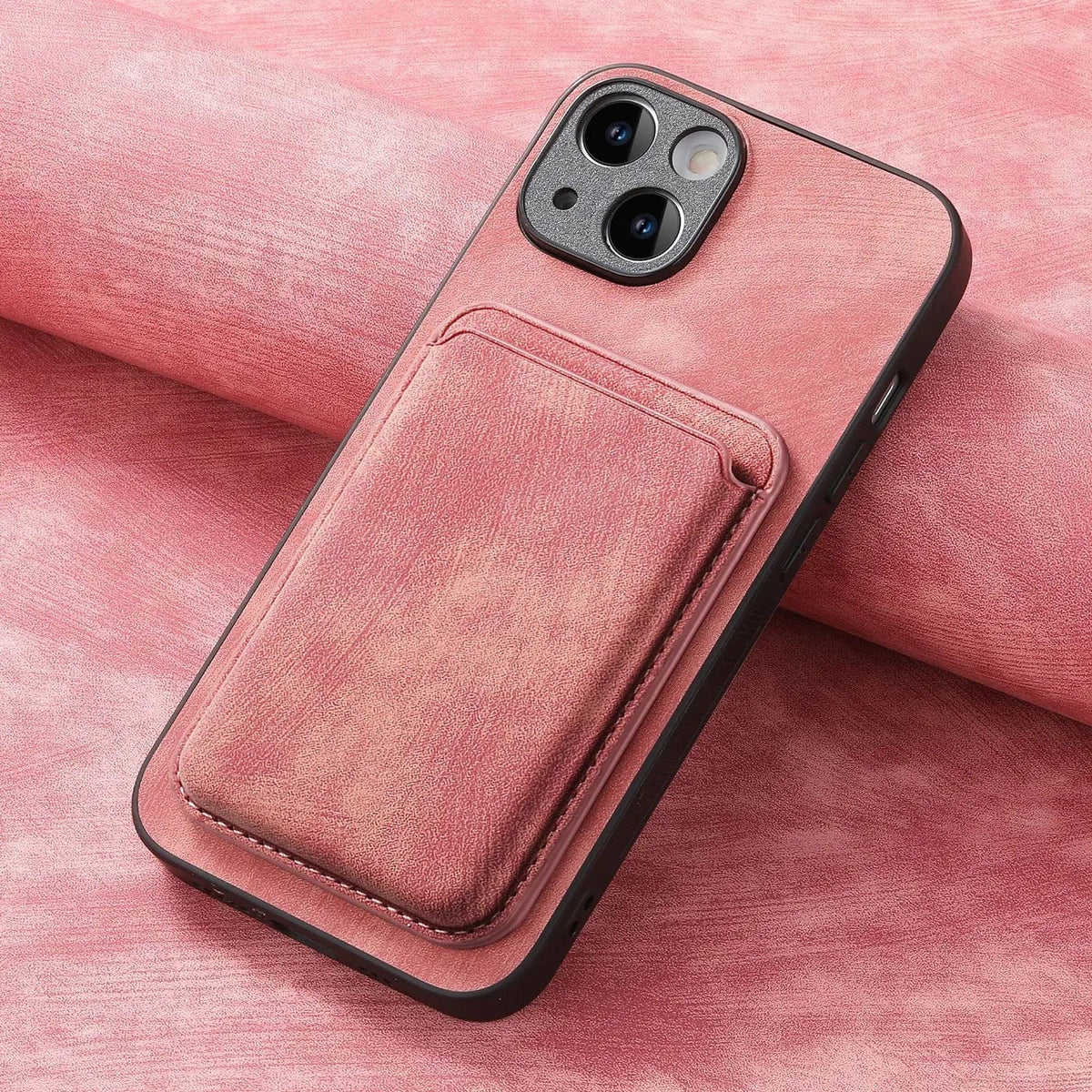 Skanto | MagSafe iPhone Case Magnetic Leather Card Holder