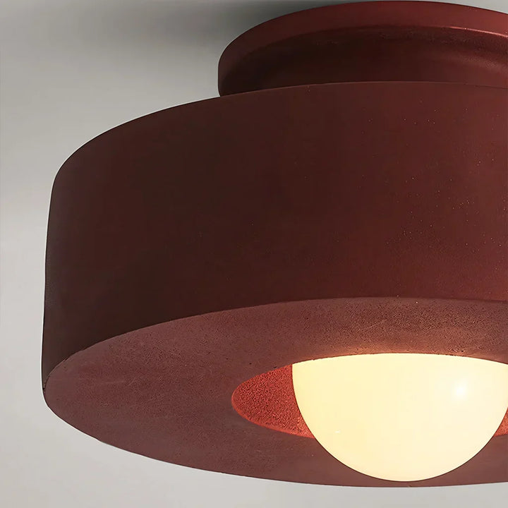 Ceiling Light Resin 11.8 in x 5.9 in LED Minimalist Indoor Lighting Living Room Bedroom Pendant | Kalsten
