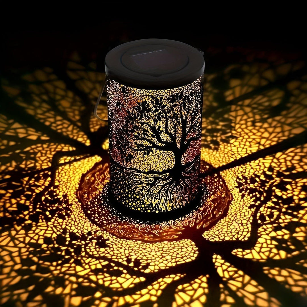 SolarArt Lantern - Luxury Metal Art Decoration Solar Outdoor Lantern | Kalsten