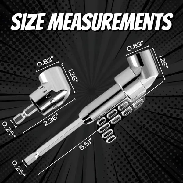 Kalsten | 105° Angle Drill Adapter with Magnetic Handle Set