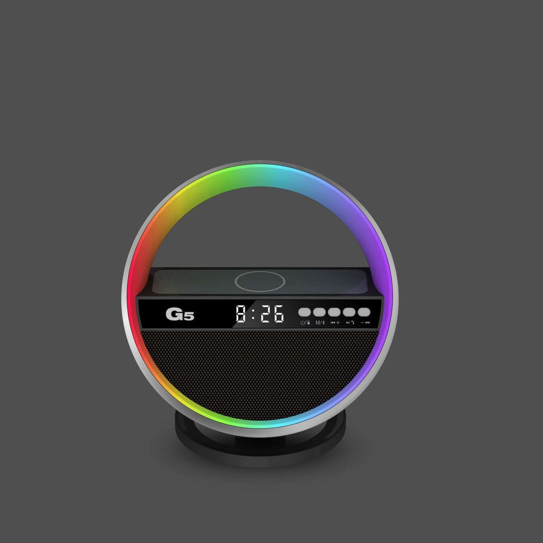 New Multifunction Wireless Charger Bluetooth Speaker Large G Ambience Light | Kalsten